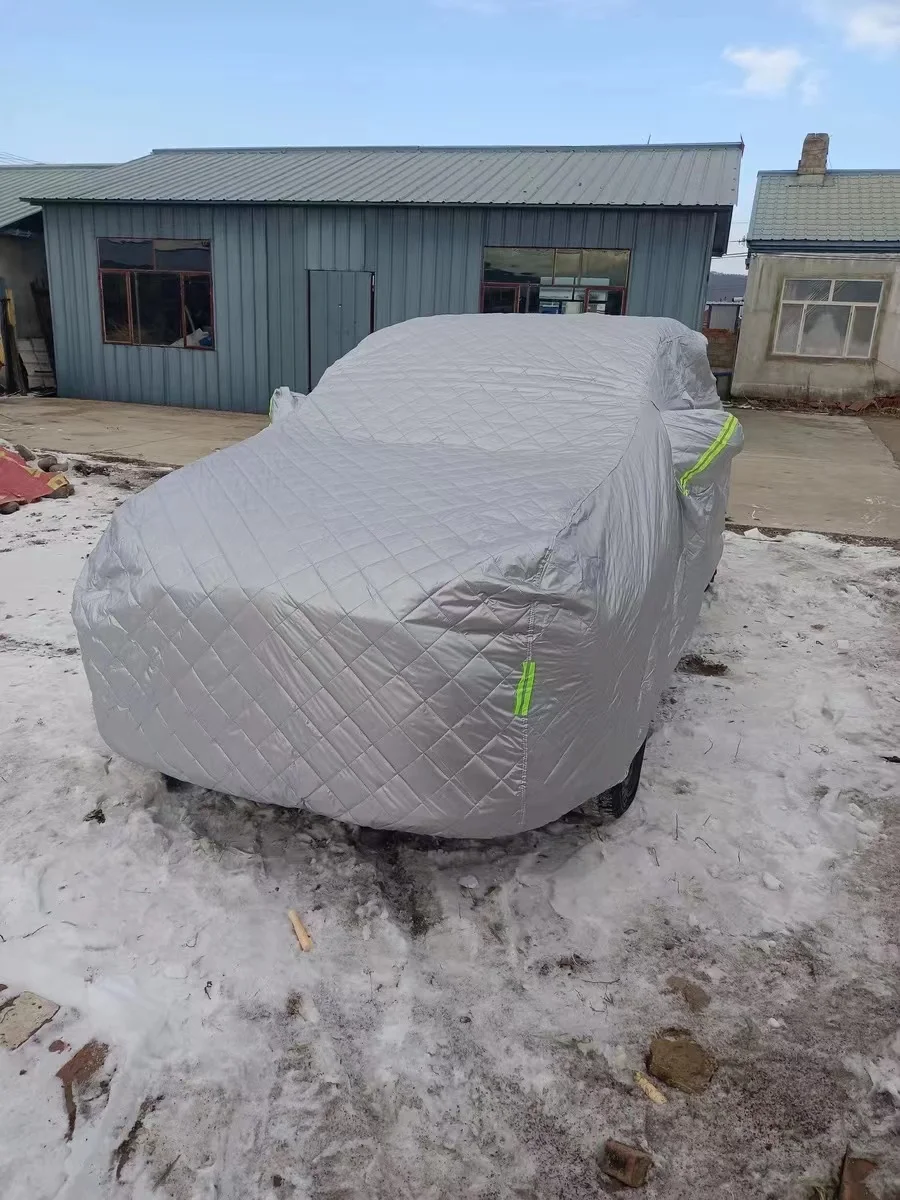 Winter Car Cover Outdoor Cotton Thickened Awning For Car Protection