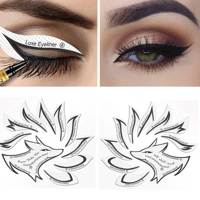 Eye Makeup Stencils Winged Eyeliner Stencil Template Shaping Tools