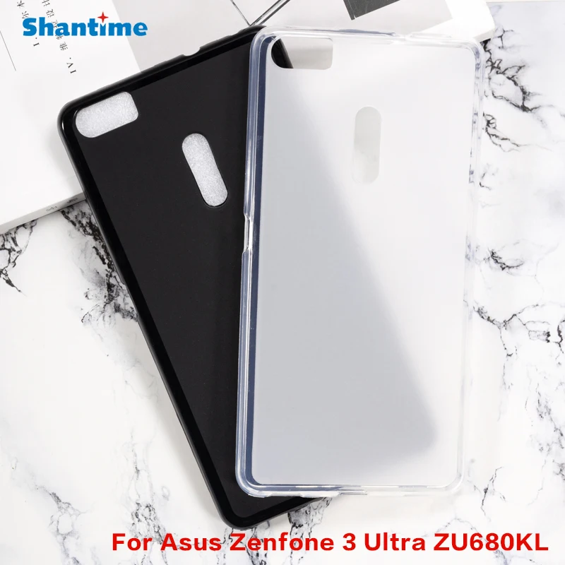 Per Asus Zenfone 3 Ultra Zu680Kl Del Gel Pudding Silicone Del Telefono Di Protezione Posteriore Borsette Per Asus Zenfone 3 Ultra Zu680Kl Morbido Caso
