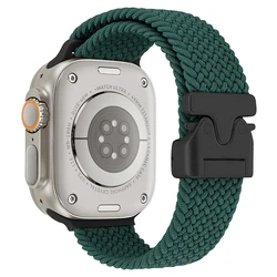 Premium Parachute Braided Nylon Strap for 40 - 41MM(S11 - 10 42MM) (Jungle green)