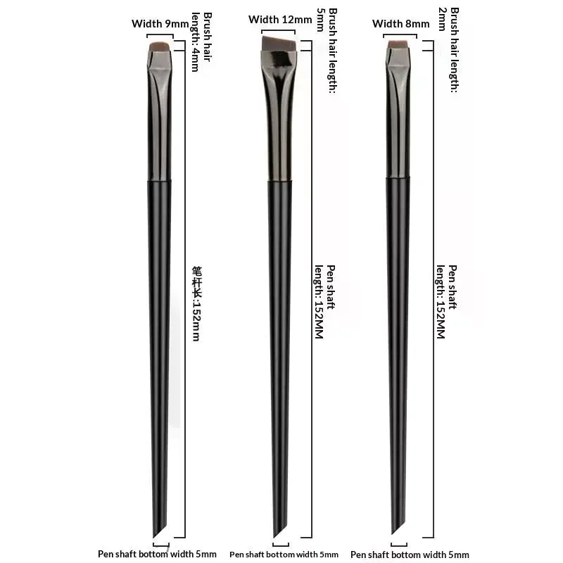 플랫 헤드 펌 브러쉬 속눈썹 스타일링 브러쉬 라미네이션 속눈썹 분리 도구 속눈썹 연장 용품 도구 래쉬 리프트 도구