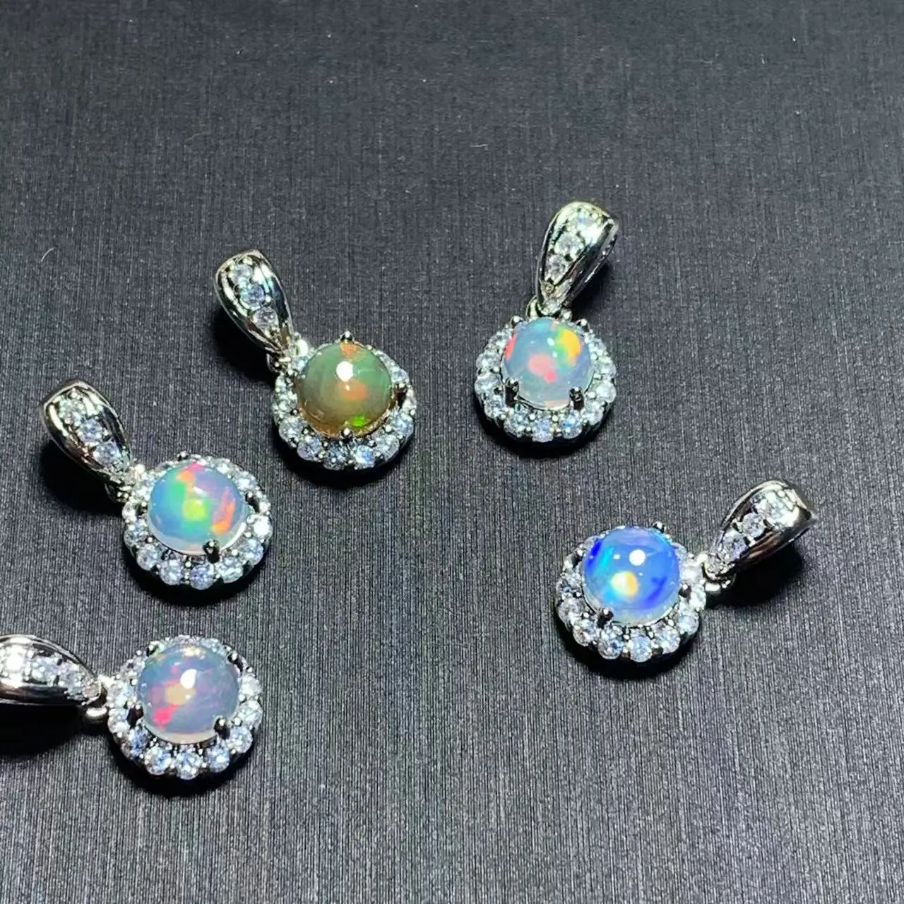 OVAL Natural Opal Pendant Necklace Fine Jewelry Handmade Stones Wholesale Healing Energy Gift Lucky Jewelry