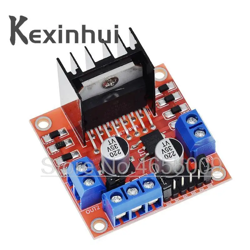 L298N Modulo Scheda Driver L298 Motore Passo-Passo Smart Car Robot Breadboard Peltier Ad Alta Potenza