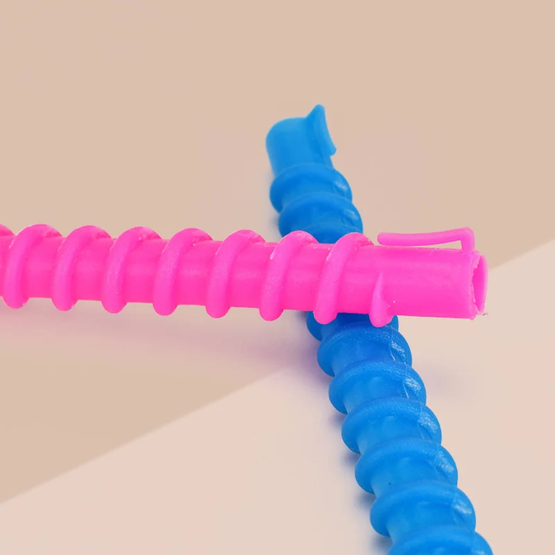 Plastic LongStyling Barber SalonTool Hairdressing Spiral Hair Perm Rod wave formers hair roller hairroot volume clip A Packet For Hair Styling Tool Hair Curling Tools