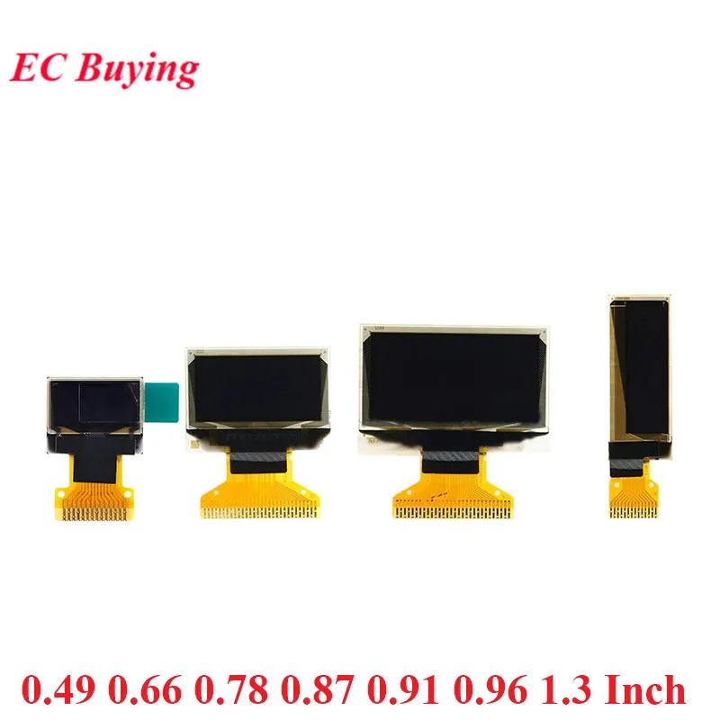 

0.49" 0.66" 0.42'' 0.78" 0.87" 0.91" 0.96" 1.3" Inch OLED Display LCD Screen Module 0.91'' 1.3'' 128x32 128X64 SSD1306 SH1106