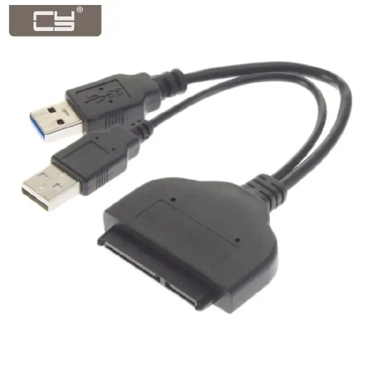 

Cablecc CYDZ USB 3.0 to SATA 22 Pin 2 5" Hard Disk Driver Adapter with USB 2.0 Power Cable