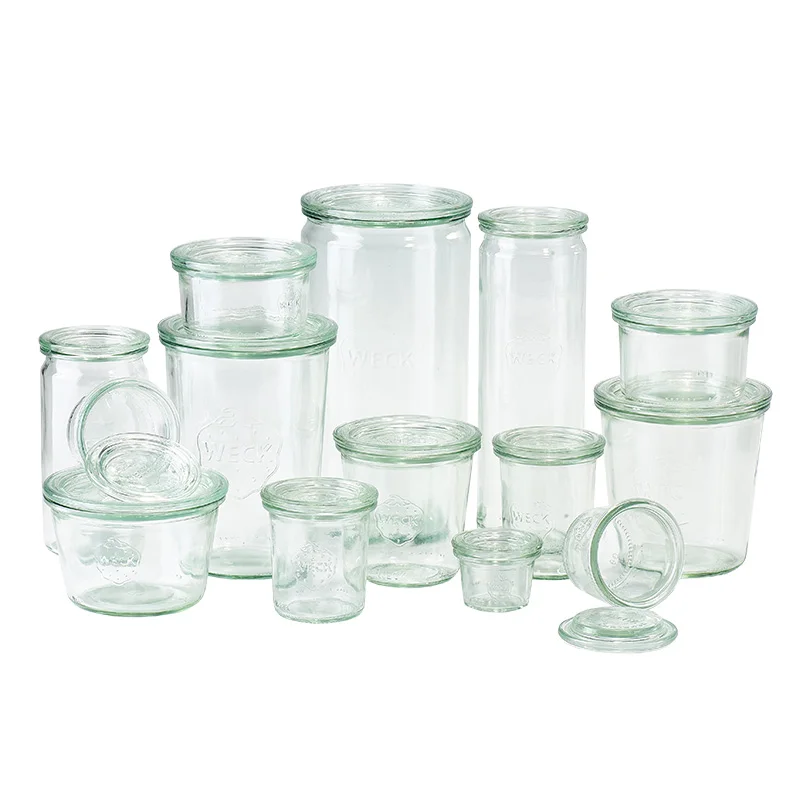  House We Glass Storage Jar Sed Container for Preserving Derts And Juices European Sle Kitchen Storage Cylinder