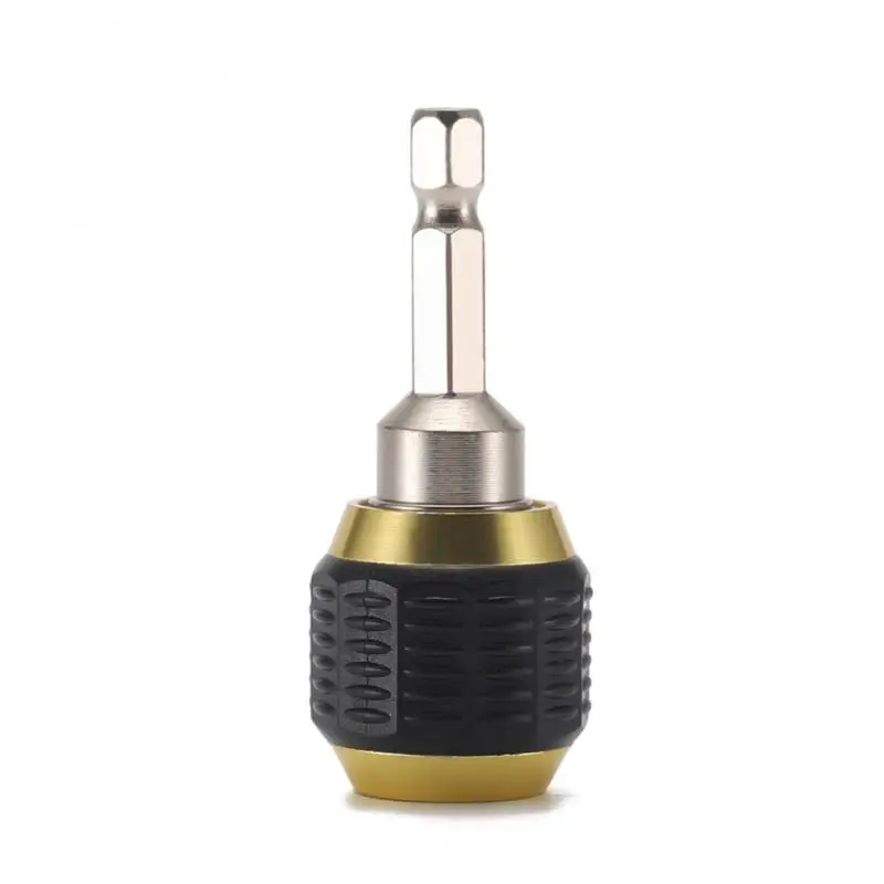 4 Portapuntas Magnéticos 1/4'' Para Taladro O Destornillador - Extensión De Cambio Rápido, Acero Cr-V, Hexágono 6.35 Mm