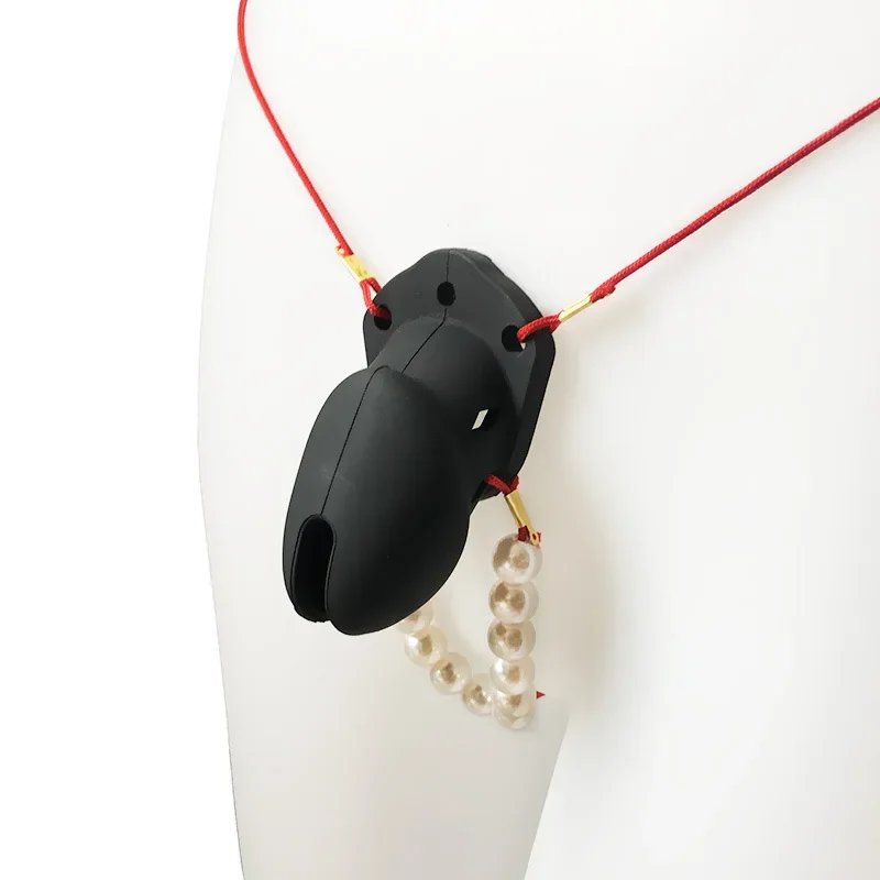 Sex Products Chastity Device Cock Cage Ball Scrotum Stretcher Penis Ring Chastity Lock With Urethral Catheter Sex Toys For Men