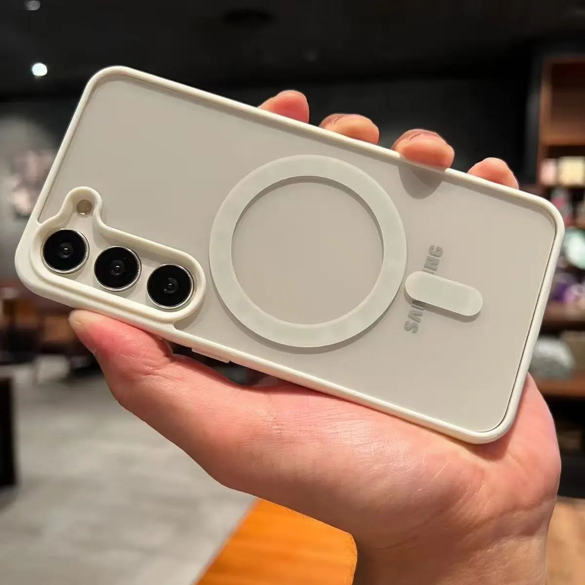 Para magsafe caso magnético para samsung galaxy s25 s24 s23 fe s22 plus ultra borda a15 a35 a55 a16 a36 a56 capa 5