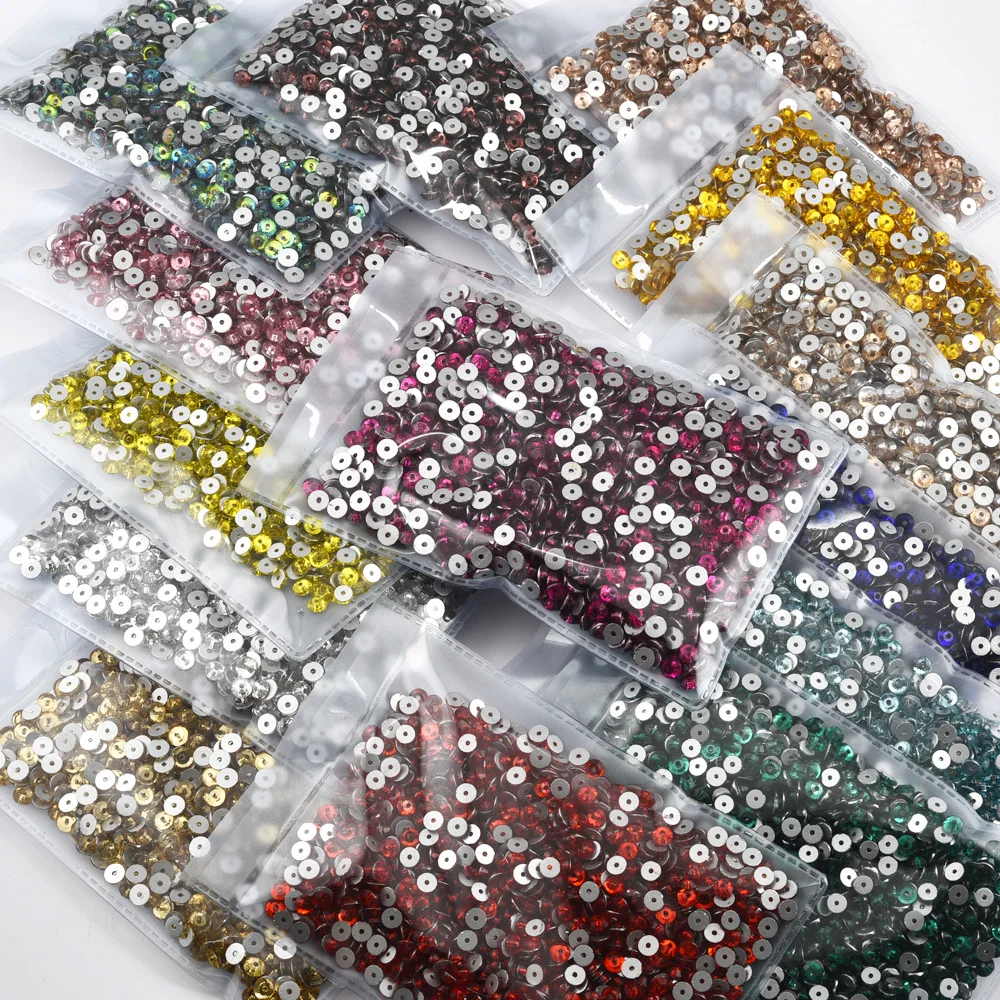 4mm-5mm Round Crystal AB/Clear Silver Base Sew On Rhinestone Beads Sewing On Stones Single hole Wedding dress accessories