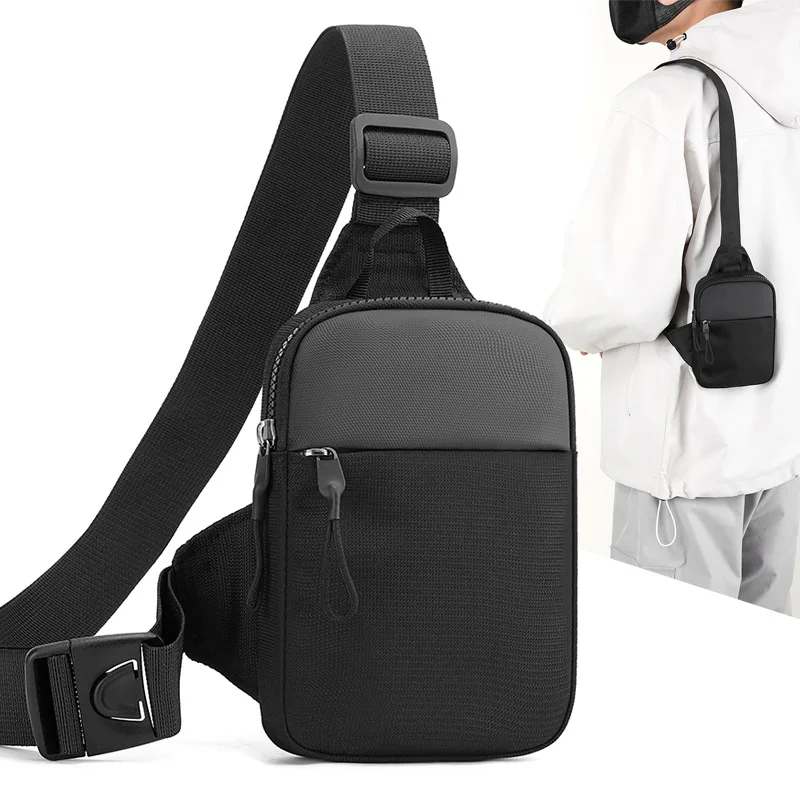 Borsa A Tracolla Antifurto Impermeabile: Piccola Tasca Per Petto, Per Viaggi E Jogging