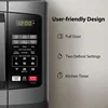 QJTOSHIBA Countertop Microwave Oven 0.9Cu Ft 10.6 Inch Removable Turntable 900W 6Auto Menus Mute & ECO Mode Child Lock LED Ligh 3