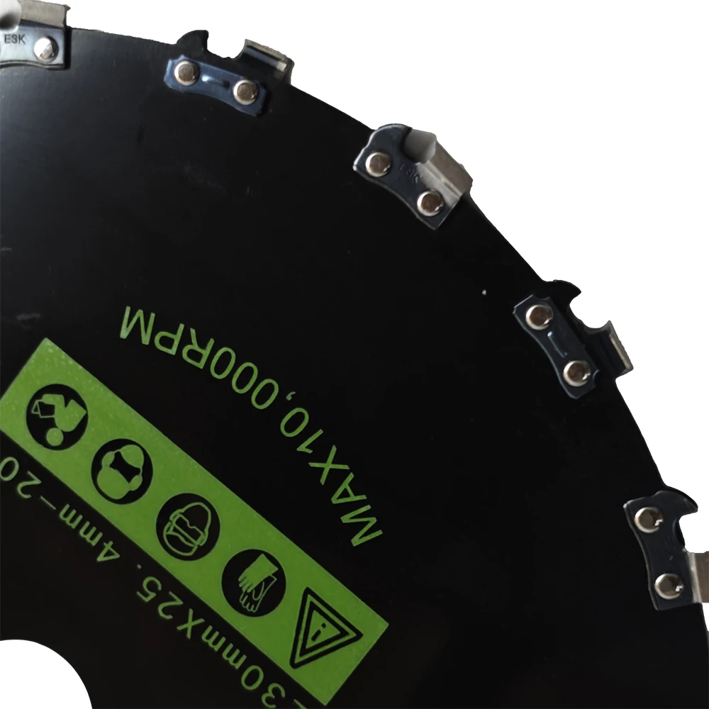 9 inch 14/20 Teeth 10000 RPM Chainsaw Tooth for 30cc Gas-powered Trimmers Brush Cutters