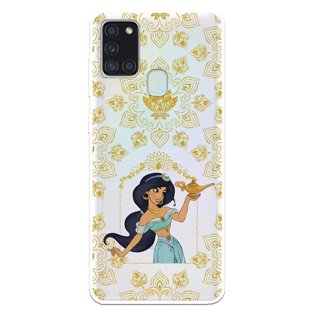 Case for Samsung Galaxy A21S official Disney Jasmín Floral transparent-Aladdin | Мобильные телефоны и аксессуары