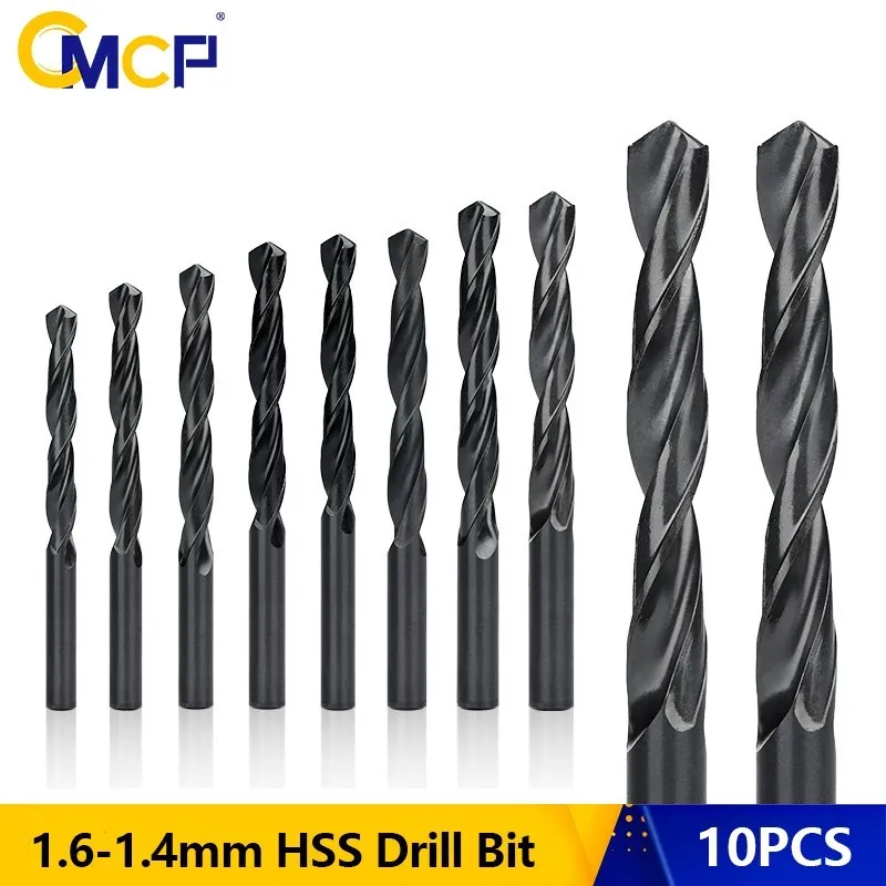 1/2pcs 1-14mm Nitride Coating HSS Twsit Drill Bit 135/118 Tip Wood Metalwoerking Drilling Hole Cutter Tools drill bit set drill bits woodworking drill bits