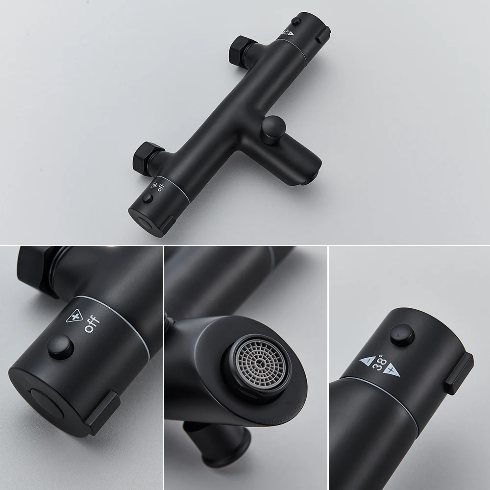 Shower Set Bathtub Faucet Bathroom Thermostatic Mixer