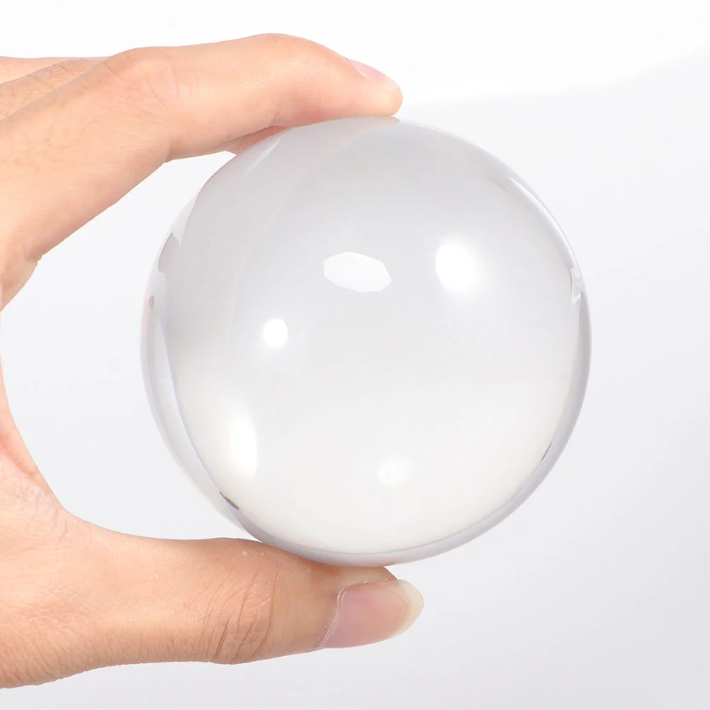 

Acrylic Juggling Balls Witch Decor Crystal Toy Supplies Clear for Adults Contact
