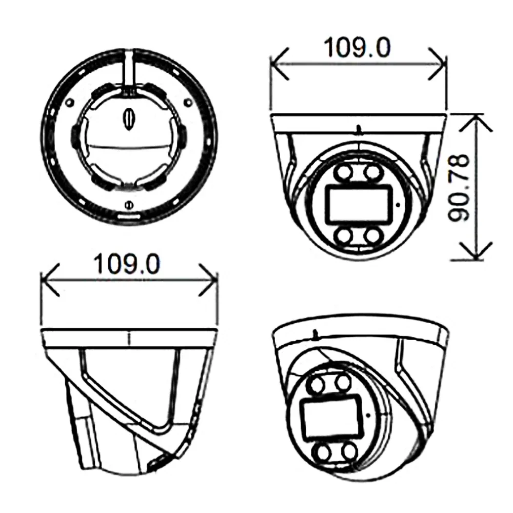 Рисунок 6 - Полноцветная купольная AHD-камера