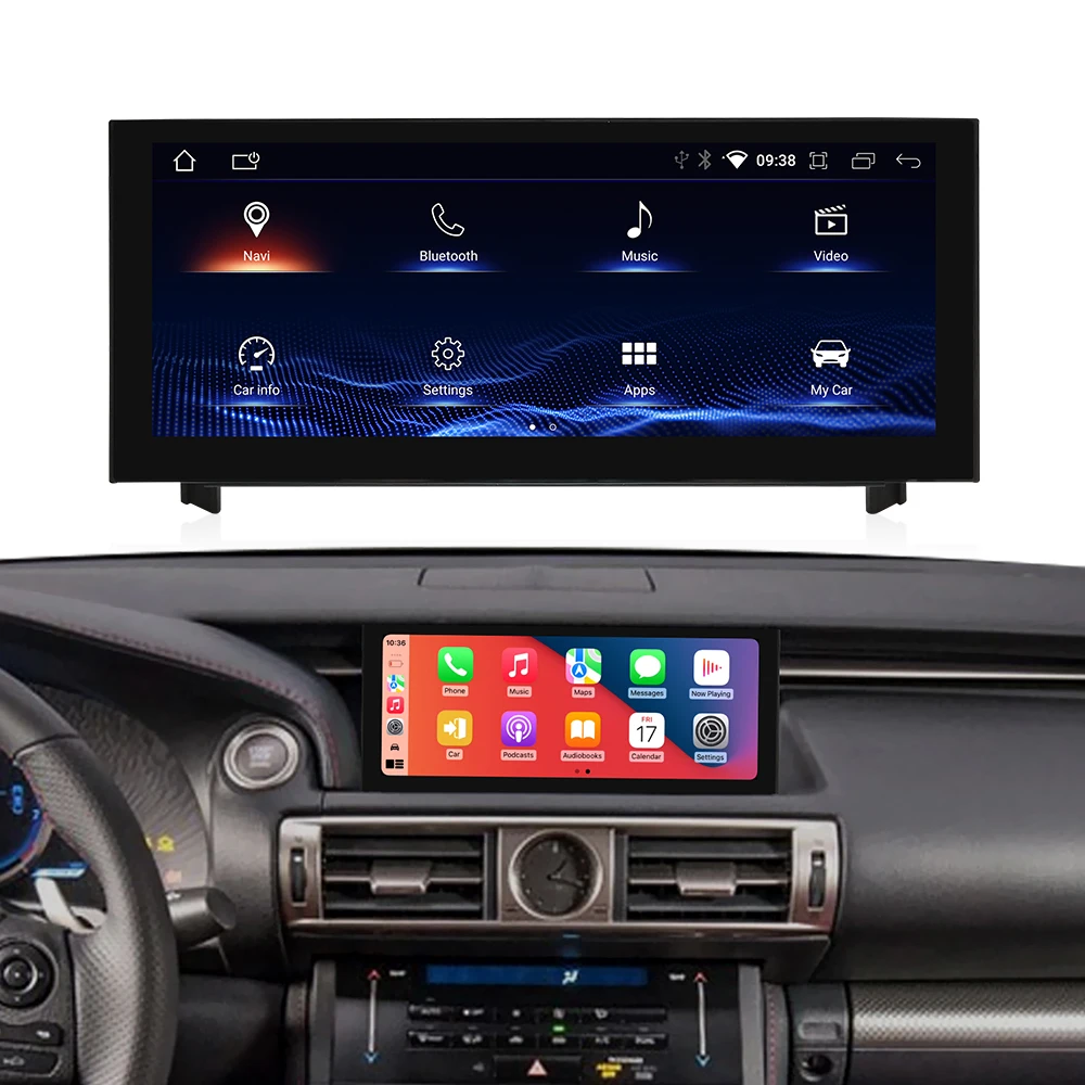 

Factory 10.25 Android 11 Car Auto Carplay Navigation Screen Dvd Player For Lexus Is 200 250 300 350 200T 300H 2011-2019