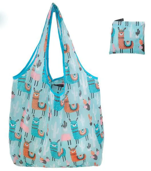 Eco-Friendly Floral Reusable Tote Bag