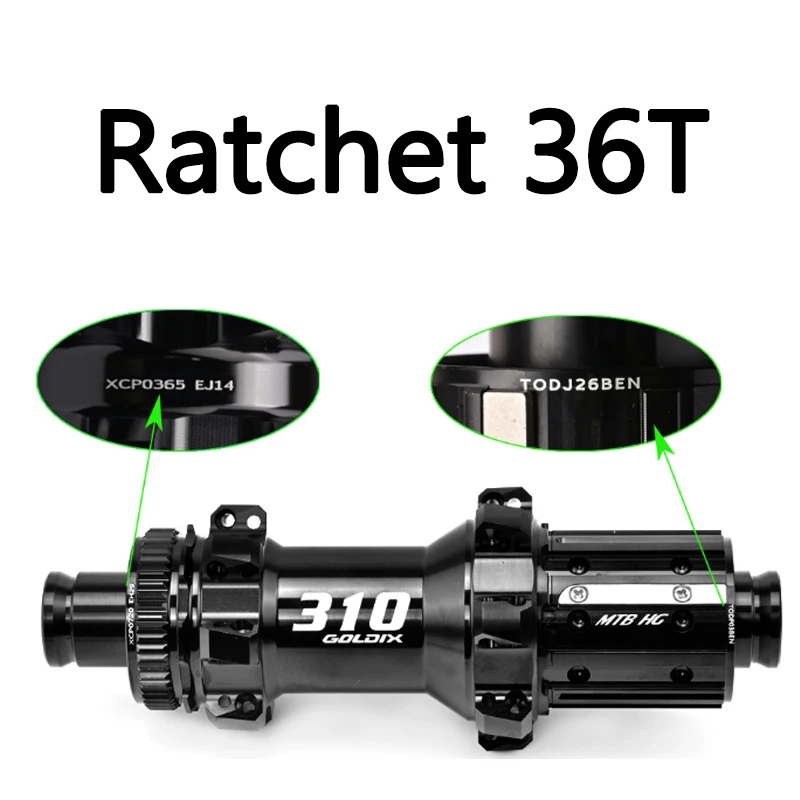 골딕스 28홀 MTB 부스트 허브 36T 라쳇 센터락 12x148 리어 15x110 프론트 12단 마이크로 스플라인 XD HG 산악자전거 큐브