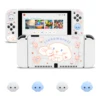 Big Eared Dog Switch Case Compatible with Nintendo Switch OLED / Switch NS,with 4 Cloud Joystick Caps 1