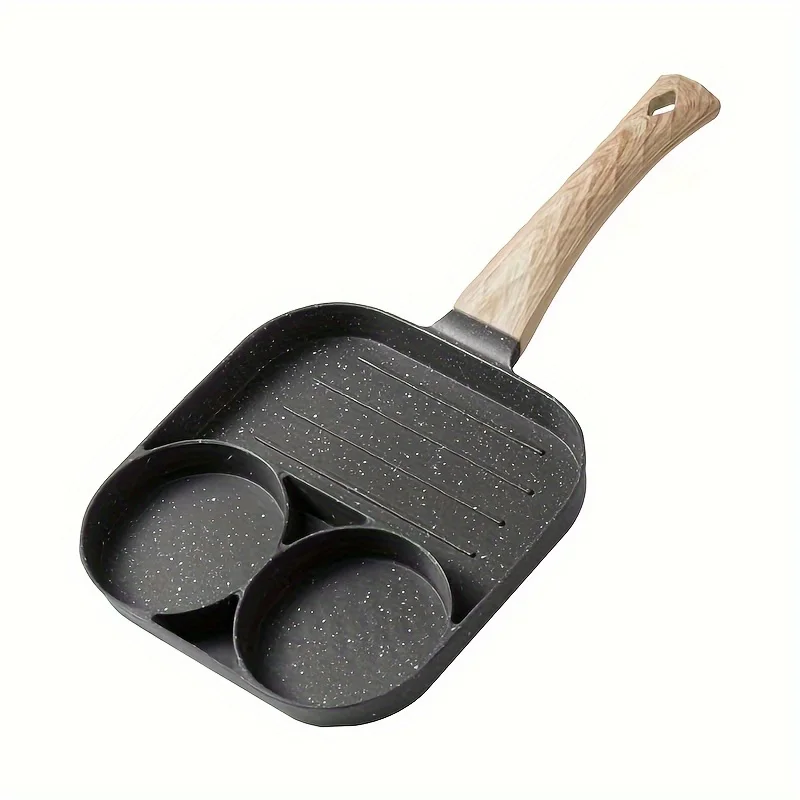 

1pc Frying Pan, Non-stick Egg Frying Pan, For Eggs, Steaks, Ham, Pancakes, Breakfast Machine, Kitchenware, Items, Gadgets
