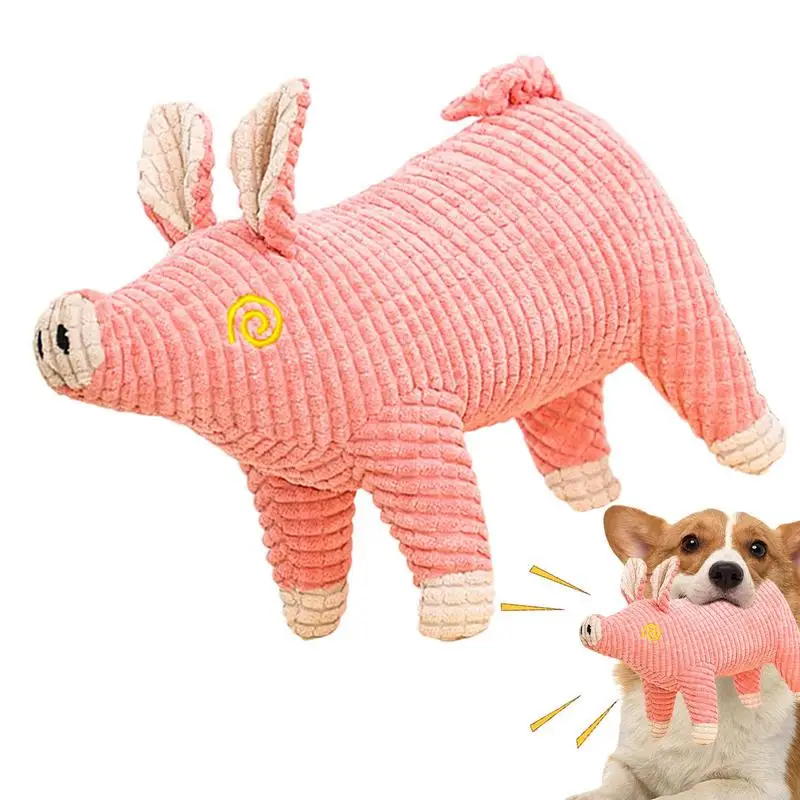 

Squeaky Dog Toys Cute Interactive Pet Chew Squeaker Toy Stuffed Plush Dog Toys Creative Dogs Tooth Cleaning Toys For Indoor And