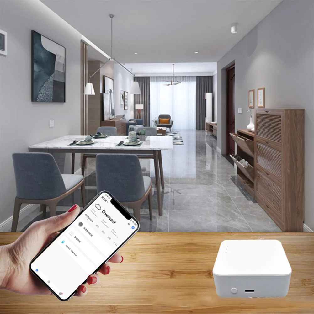 

Compatible With Tuya Multi Mode Zig Bee Compatible Gate Way Hub Wireless Smart Home Access Control Accessories Total Stations