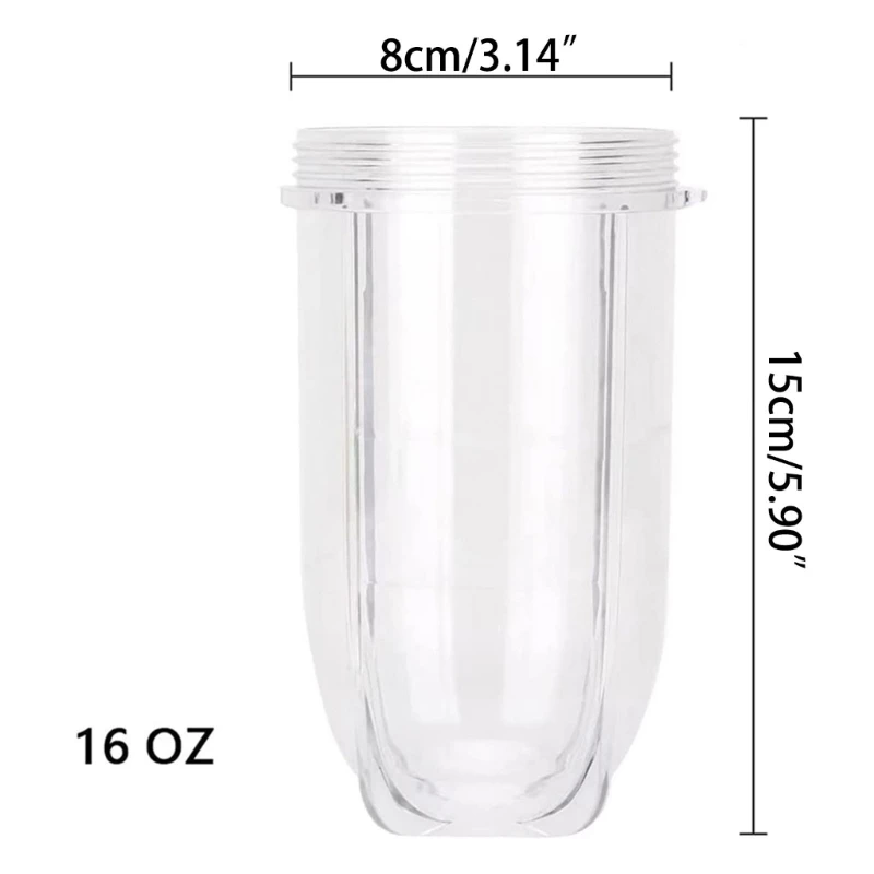 Blendin Replacement 16 Ounce Tall Jar Cups, Compatible with Original Magic  Bullet Blender Juicer 250W MB1001 - Cup Diameter is 3.25 - Replacement Cup  (2 Pack) - Yahoo Shopping