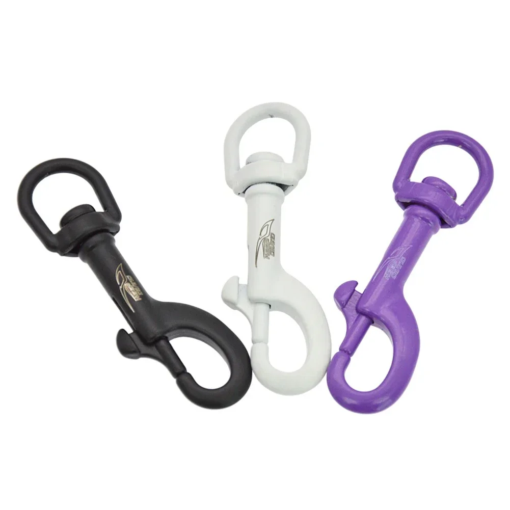 Colorful 75mm Stainless Steel Swivel Eye Bolt Snap Spring Hook For Scuba Diving Leash Flag For Diving Hook For Camping Tent 5