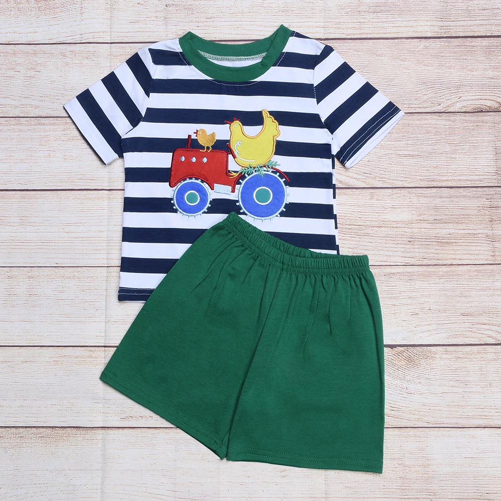 

Оптовая продажа, бутик, бесплатная доставка, платье, одежда с принтом и вышивкой, комплект одежды для маленьких девочек, летний сезон, комбинезон, комбинезон для мальчиков