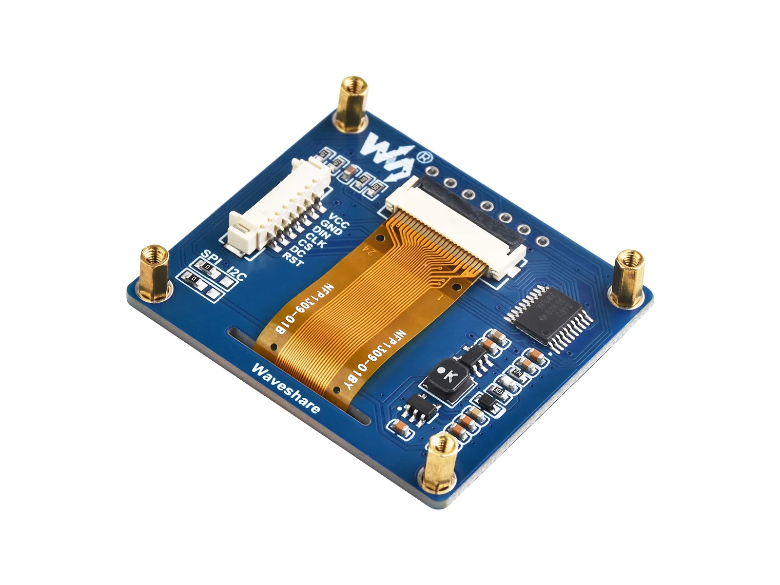 Waveshare   1.54 ġ OLED ÷ , 128  64 ػ, SPI / I2C ,  SSD1309 ̹ Ĩ
