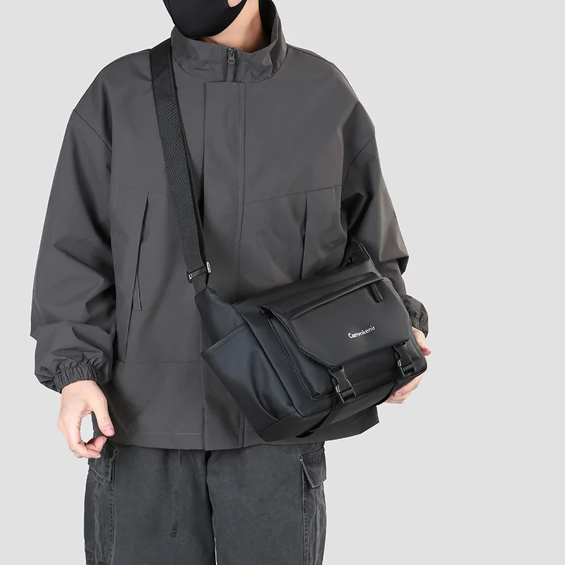 Men's Crossbody Bag New Sports Style Large Capacity Travel Casual Sling Bag for Young Adults