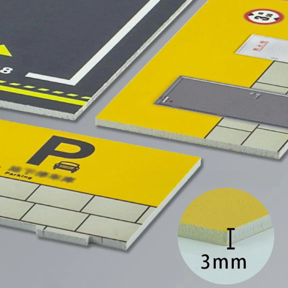1:32 Car Model Parking Lot Scene Car Garage Background For Collection Garage