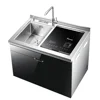 Factory Direct Single Bowl Stainless Steel Multifunctional Kitchen Sink Household Independent Dishwasher 1