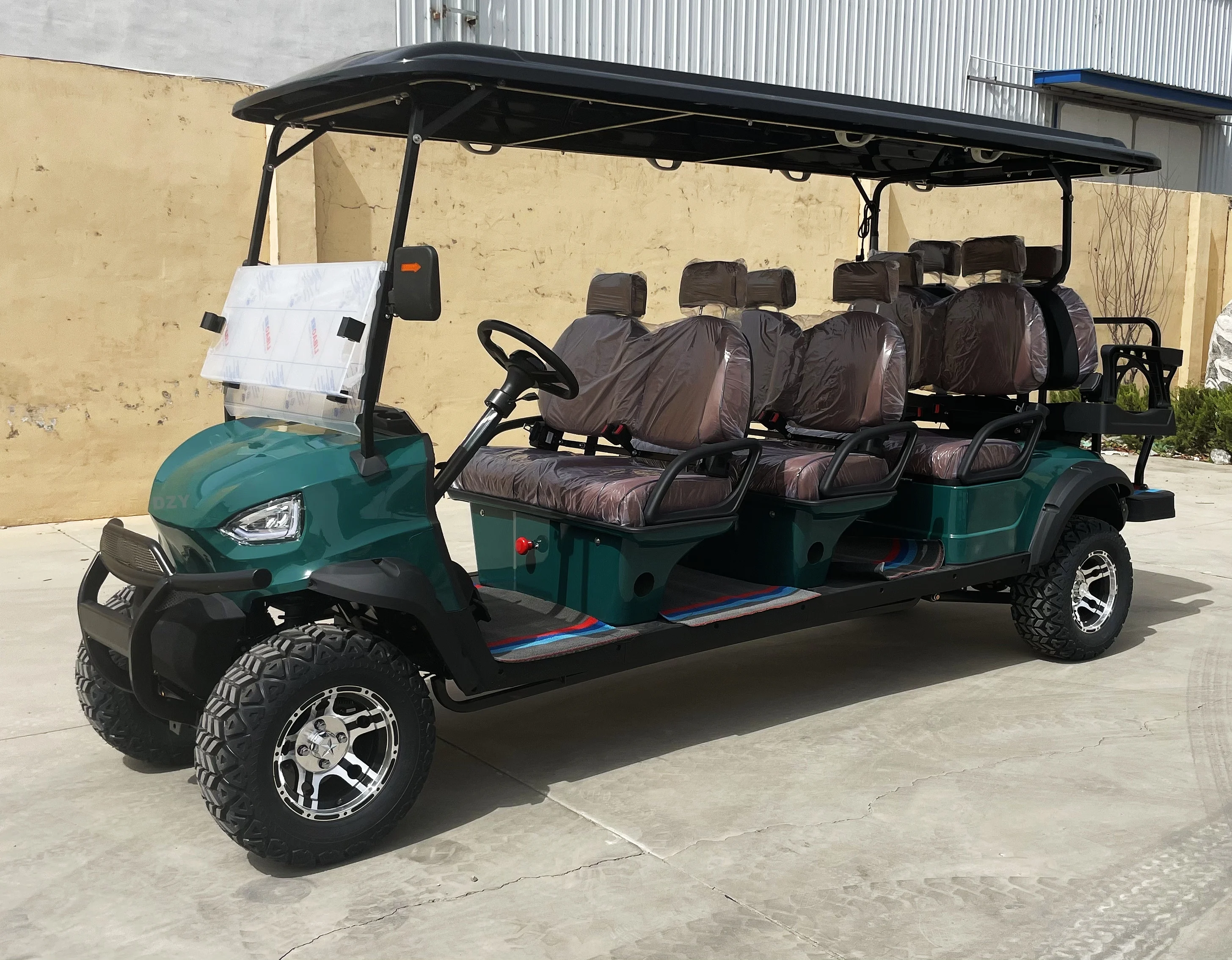 Chinese factory produces new 48V 2-seater electric golf cart off-road vehicle with free customization colors
