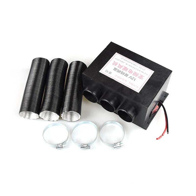 

12 В 3-портовый автомобильный обогреватель, дефростер, универсальный автомобильный обогреватель постоянного тока для грузовика, автомобильный воздушный обогреватель, вентилятор