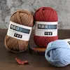 100g/pc Crocheting T Shirt Thick Soft Cloth Yarn for Hand Knitting Crochet Line Woven Handbag Blanket Thick Yarn Flat thread 4