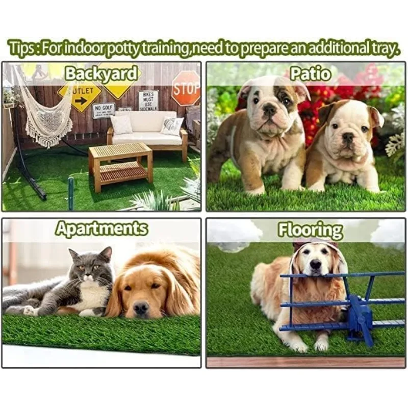 Dog Grass Pad Fake Grass for Dogs Artificial Grass Pee Pad for