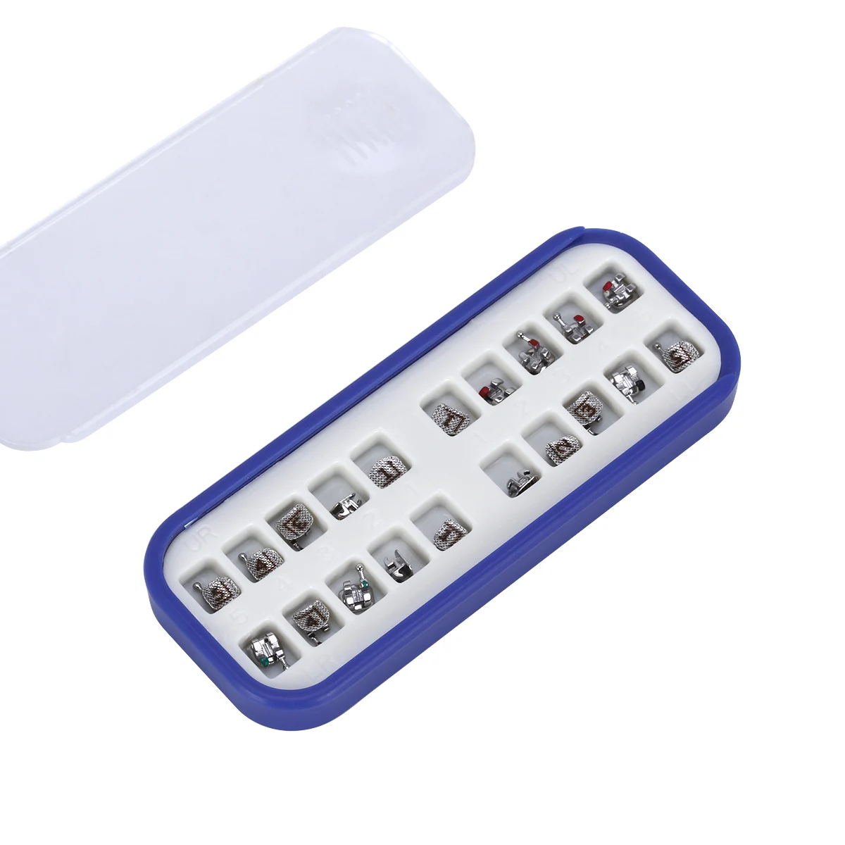 AZDENT Dental Kieferorthopädische Metallklammern Mini Roth MBT 022/018 Haken 345 MIM Monoblock Zahnspangen für Zähne Zahnarztmaterialien – Detail 16