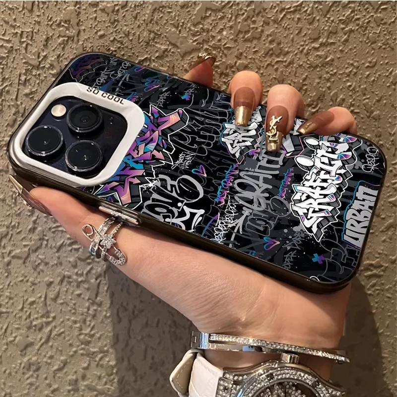 Graffiti Art Pink & Black Phone Case