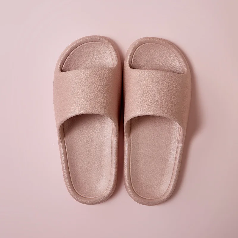 thumbnail image 1 of Zapatillas de mujer de moda, planas, ligeras, de EVA, para el baño, para el hogar, cómodas, para parejas, para verano, 1 of 5