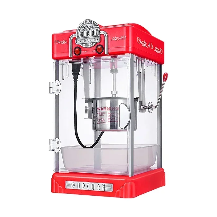 New Popcorn Maker Commercial Household Corn Machine small children's popcorn machine ball non-stick pan 6