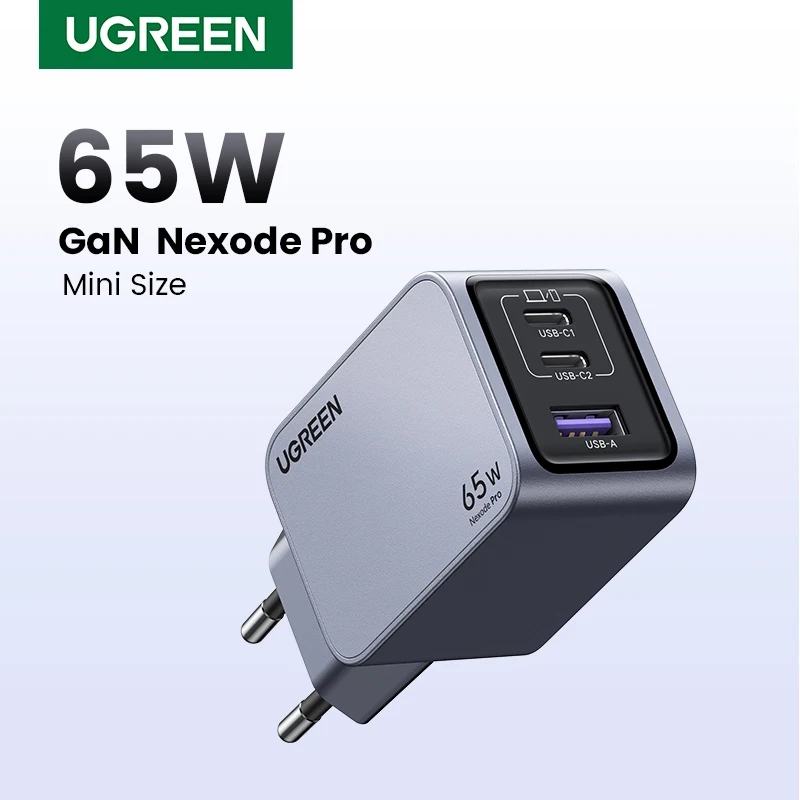 Iphone Charger Fast Charging UGREEN 65W USB C Charger Nexode X