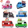 Quick Door Shipping 13*9*10ft Commercial Inflatable Ice Cream Truck Snack Booth Stand for Food Treat 1