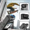 4K HD Portable Mini Action Camera Wifi Back Clip 180° Rotatable IR Night Vision Sports Cam Travel Bicycle Driver Video Recorder 3