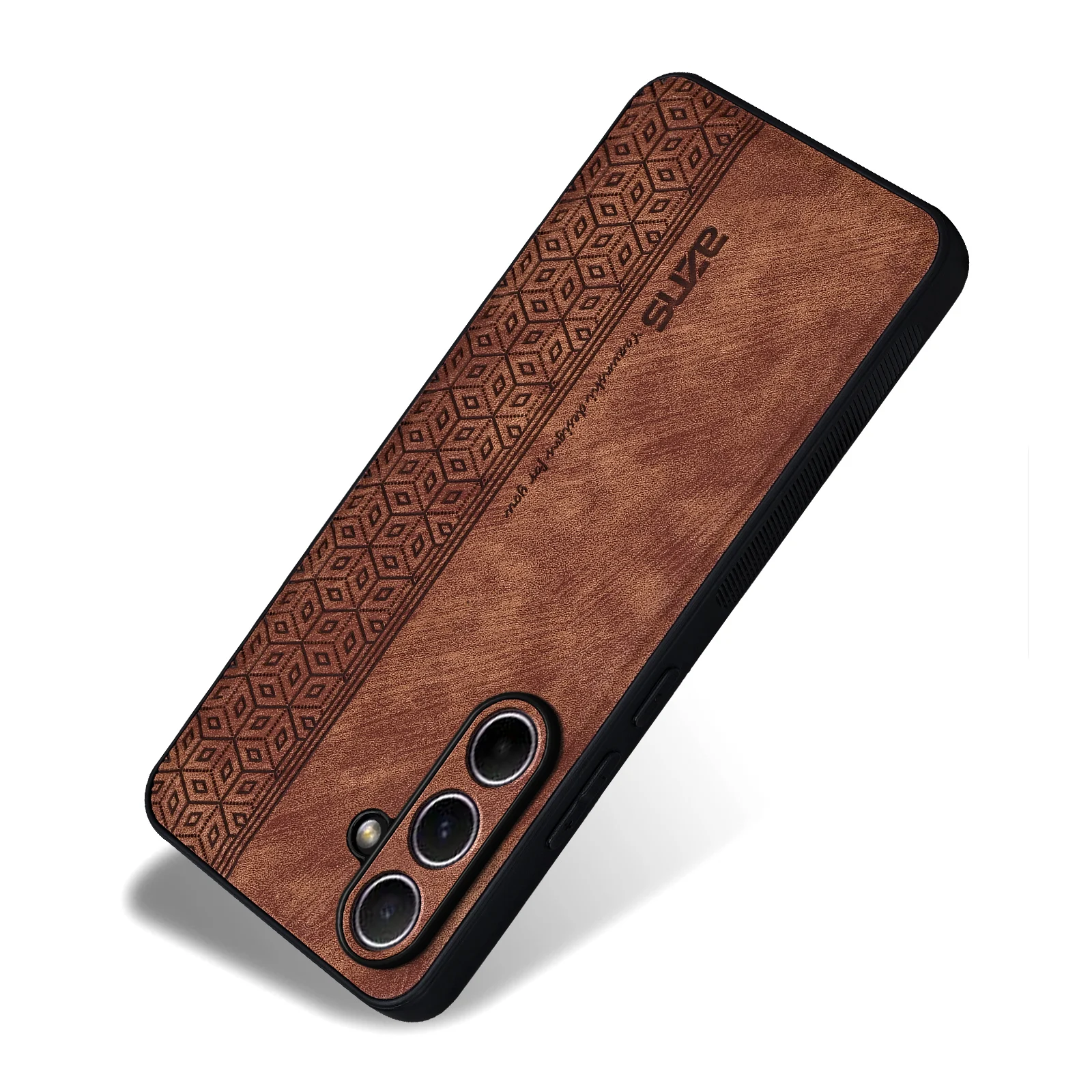Shockproof Leather Back Cover with Skin Feel