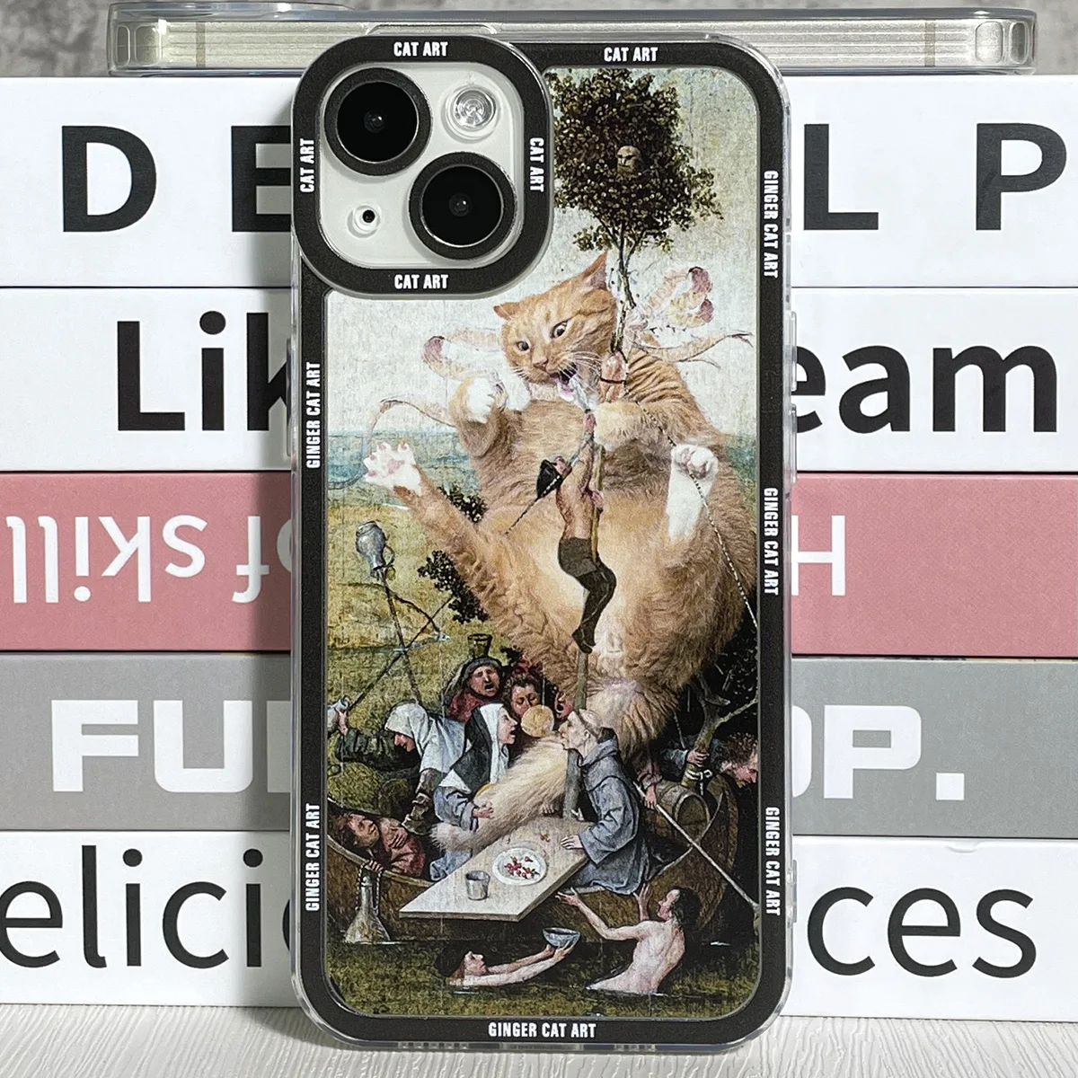 thumbnail image 1 of Case For Xiaomi Mi 11 Lite 5G NE Redmi Note 10 9 11 12 4G 5G 13 Pro Poco X3 X4 GT X5 11S 11E Pro 10T 11T Ginger Fat Cat Cover, 1 of 5